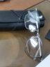 万宝龙（MONTBLANC）男款透明灰色镜框银色镜腿光学眼镜架眼镜框男框MB0100O-001 实拍图