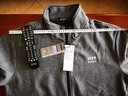 JEEP SPIRIT吉普卫衣套装男秋冬季开衫休闲运动装加绒休闲裤卫裤立领跑步服 黑色直筒加绒款 3XL （150-165斤） 实拍图