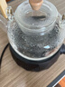 正扬电陶炉煮茶器玻璃烧水壶功夫茶具套装家用煮茶炉养生泡茶壶电茶炉 钻石黑+900竹把提壶 实拍图