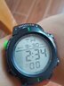 朴里 商务大数字多功能LED户外运动电子手表 男女学生时尚韩版简约手表 9号  绿 实拍图