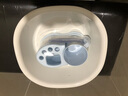 茶花牙刷架多用牙刷架套装塑料带口漱口杯子浴室情侣夫妻家用牙具座 2205蓝色 实拍图