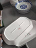 千扶里 创意日式餐具陶瓷长方形大号鱼盘 家用蒸烤菜鱼盘子 家和富贵(2只装) 实拍图