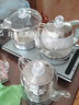 祝丰 玻璃全自动上水壶电热水壶抽水功夫茶台烧水壶茶具煮水壶烧水器电茶壶泡茶机底部上水壶蒸煮茶器 37x20 三合一款（烧水+煮茶+消毒）） 实拍图