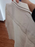 Lagogo拉谷谷2021年新款工装风文艺翻领衬衫女五分袖雪纺上衣春季KACC313G05 本白色(V1) 155/S/36 晒单实拍图