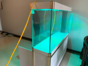 汉霸超白玻璃生态底滤鱼缸客厅家用大型水族箱懒人智能金鱼缸 金+白 屏风1.5米X40cm宽X153cm高 晒单实拍图
