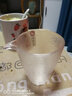 和风四季 玻璃品茗杯耐热茶杯个人杯主人杯茶具功夫茶杯一口杯锤目纹杯子 B款磨砂公道杯（170ml） 实拍图