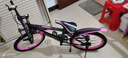 优诗诺（YOUSHINUO）儿童自行车山地车男女孩单速变速辐条一体轮可选6-8-9-15岁学生车 单速黑粉+小礼包 20 寸适合125-145CM 实拍图