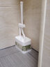 THWIP日本马桶刷壁挂软毛刷子带底座厕所刷子浴室清洁刷洁厕刷挂墙式 出口开盒式（马桶刷） 实拍图