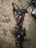凤凰（Phoenix）新国标电动自行车锂电池助力车山地自行车男女士单车成人电瓶车 X1一体轮21速黑红-电动续航24km 实拍图