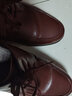 奥康官方男鞋 冬季加绒保暖棉鞋系带高帮真皮短靴系带通勤休闲皮鞋男 棕色 加绒 1233014014 43 实拍图