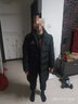 KELME/卡尔美运动棉服男冬季长款大衣加厚连帽保暖棉衣冬训外套 黑色 160侧边无拉链 实拍图