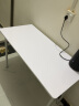 L&S LIFE AND SEASON 电脑桌折叠桌书桌办公室桌子学习桌简易餐馆桌写字桌BGZ635 白色100*50cm【可置物双层款】 实拍图