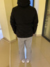 真维斯（Jeanswest）父亲节礼物羽绒服男冬季外套男士短款袄子中青年立领保暖商务羽绒 A221-2092黑色 XL （建议135-145斤） 实拍图