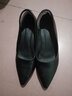 Thinkwell真皮单鞋女细跟高跟鞋女尖头黑色工作鞋女职业鞋软底舒适久站不累 真皮细跟 5cm D4128-5 40 实拍图