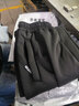 浩术休闲裤男秋冬季新款加绒加厚加肥加大码宽松休闲弹力运动长裤男 【羊羔绒款】直筒黑+直筒深灰 2XL 【130-150斤】 实拍图