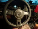 Ewitgo汽车方向盘套纳帕皮防滑吸汗夏季超薄透气四季适用车把套D形圆形 【D形】名爵5/6/zs锐腾mg6锐行MG领航 实拍图