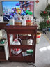 墨空乌金石茶车实木可移动带轮茶台水柜功夫茶桌小号阳台泡茶桌侧边柜 刚花荷韵抽屉茶车单框架 实拍图