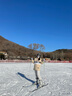 牧途雪（MUTUSNOW） 新潮男女情侣款单板双板滑雪裤雪地裤防水防风保暖加厚雪裤 女米色 L 实拍图