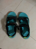 巴布豆童鞋男童凉鞋夏季新款中大童孩子防滑耐磨轻便软底男孩儿童沙滩鞋 BBD-XT0173黑绿 38码 鞋内长24cm 实拍图