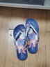 黑玛（Hotmarzz）人字拖女防滑防臭2024印花情侣款拖鞋女士夏季防滑夹脚沙滩拖鞋 0764-银色 36 (235mm) 实拍图