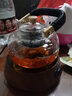 唐述耐高温玻璃茶具提梁煮茶壶烧水泡茶壶养生壶白茶家用电陶炉煮茶器 禅道款煮茶壶+A19黑檀木色 900ml 实拍图