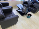 圣黎 办公沙发小型商用接待沙发茶几组合现代简约休闲公司办公室会客 定制色卡一份 实拍图