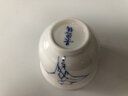 末都景德镇陶瓷兰花品茗杯手绘青花瓷功夫茶杯茶具白瓷茶盏小单杯 荷花【60ML】 实拍图