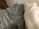 康尔馨五星级酒店浴袍 加厚纯棉情侣浴袍秋冬吸水浴衣睡袍男女通用睡衣 经典白 L码-适合180斤以下 实拍图