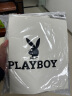 花花公子（PLAYBOY）卫衣男春夏长袖T恤男士外套休闲上衣服潮流男装 白色 2XL 实拍图