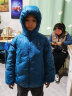 南极人中老年人羽绒服男装爸爸加厚中长款脱卸内胆大码宽松外套冬季衣服 蓝色 5XL(建议200-220斤) 实拍图