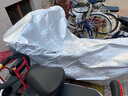 蓝狮车衣摩托车罩电动车踏板车电瓶车防尘防晒防霜防雪防雨罩加厚加大遮阳隔热四季通用 铝镀银S号 实拍图