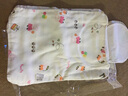 越贝乐儿童纯棉吸汗巾幼儿园宝宝纱布隔汗巾婴儿加大全棉垫背擦巾可印名 实拍图