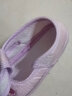 拉米奇骐女宝宝学步鞋0-1岁软底防滑不掉春夏季6—12个月婴儿鞋男幼儿布鞋 爱心紫色 13码内长11.5CM 实拍图