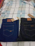 啄木鸟（TUCANO）【2条装】牛仔裤男春秋新款宽松直筒长裤子男加大码休闲男士裤子 009黑色+009蓝色（常规款） 30 (2尺3适合115-125斤) 实拍图