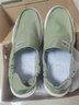 百达威登老北京布鞋男夏季冰丝帆布懒人一脚蹬套脚男鞋透气豆豆鞋子男板鞋 绿色W865 42 实拍图
