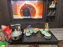 咪曦乌金石茶具套装家用整块茶盘紫砂功夫茶具全自动电磁炉茶台可定制 琴音茶盘+汝窑+全自动电磁炉 70*37*2cm 实拍图