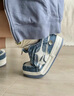 KILLWINNER【王鹤棣同款】Noah's ark牛仔破碎流星男鞋潮牌情侣运动板鞋女 蓝色 35 实拍图