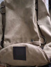 小憨象   男士背包帆布包双肩包韩版旅行包手提包多功能手提单肩斜挎三用包 军绿色 实拍图