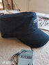jeep吉普 帽子男士全封口平顶帽户外休闲帽子冬季纯色刺绣鸭舌帽 深蓝色 2XL(60-62CM) 实拍图