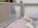 M-Castle慕卡索德国床围栏婴儿童床上防摔床护栏宝宝床边防掉床挡板 莫兰迪灰1.8米/单面装 实拍图