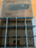 科麦斯多格零件盒分格箱透明收纳盒小螺丝储物工具收纳箱分类格子样品盒 12格大号零件盒 实拍图