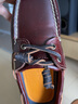 添柏岚（Timberland）官方男鞋船鞋乐福鞋牛皮手工缝制轻便偏小|25077 25077W/棕色 39 实拍图
