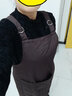 纯棉围裙定制logo印字全棉布料加厚耐磨定做奶茶店高级厨师工作服女男士时尚夏天厨房家用做饭围腰 可调节咖啡色 实拍图