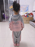 布潮星女童春装套装儿童套装洋气女宝宝卫衣小孩衣服2025新款外套裤子潮 粉色（春秋款 外套+裤子） 110码 （一般建议3-4周岁） 实拍图