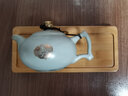 汝道 汝窑简约便携旅行茶具汝瓷功夫茶具干泡茶盘套装 陶瓷茶壶茶杯整套快客杯一壶两杯办公旅行套装 加金鱼方耳壶一壶两杯旅行套装 实拍图