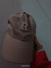 目丸棒球帽女2025新款春夏季百搭显脸小大头围字母刺绣弯檐鸭舌帽男女 浅卡其R标款 均码 一般都能戴(54-59cm) 实拍图