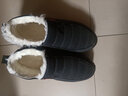 布瑞京老北京布鞋男棉鞋纯羊毛冬季保暖爸爸休闲鞋中老年软底雪地鞋子 黑色 纯羊毛B22101 40 实拍图