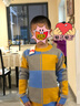 北极绒男童毛衣2025新款儿童毛衣秋冬假两件春装洋气针织衫中大童衣服 黄色(圆领加绒款) 140 （建议身高130cm左右） 实拍图