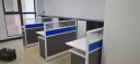 中伟（ZHONGWEI）职员办公桌椅组合财务电脑桌屏风隔断简约卡座F型3人工作位可定制 实拍图