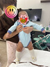 欢喜小熊婴儿包屁衣宝宝春季内穿纯棉长袖打底衣新生儿衣服三角哈衣2件装 实拍图